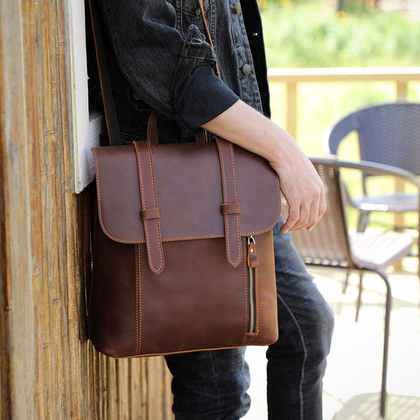 Small Leather Rucksack |