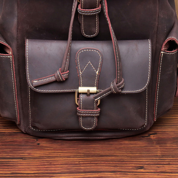 Womens Leather Backpack |