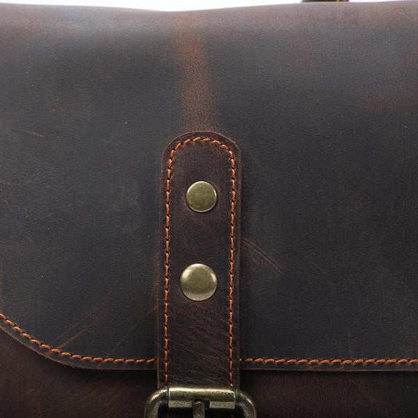 Vintage Leather Backpack |