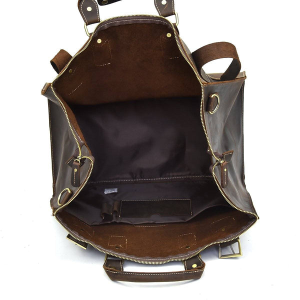 Leather Duffel Bag |