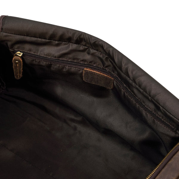 Men's Leather Duffle Bag |