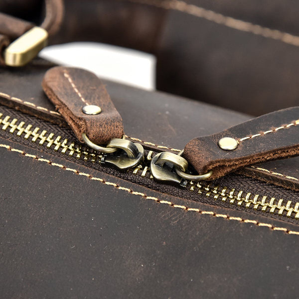 Brown Leather Holdall |