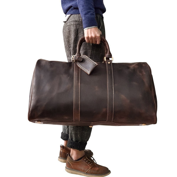 Brown Leather Holdall |