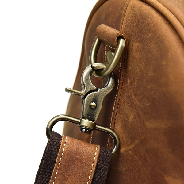 Brown Leather Holdall |