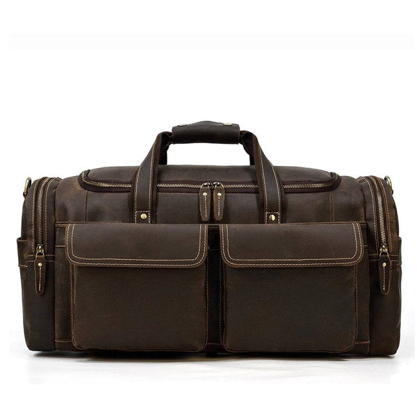 Men's Leather Duffle Bag |