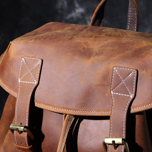 Leather Knapsack |