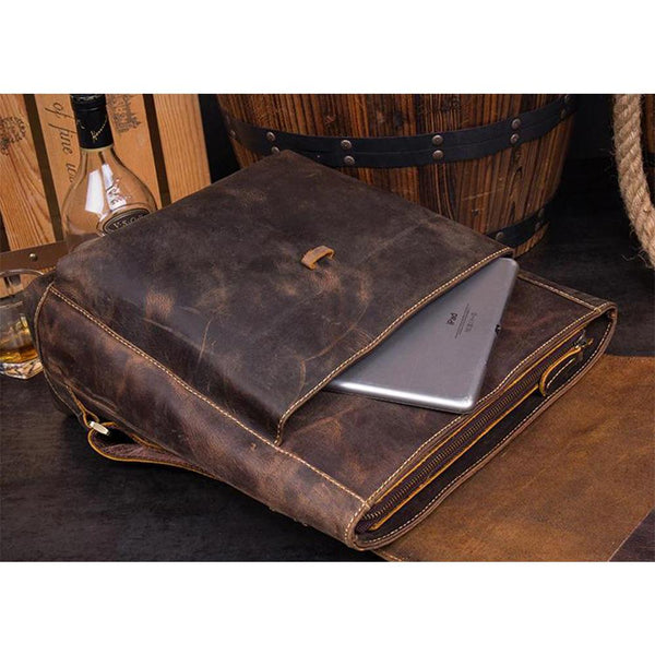 Leather Laptop Bag |