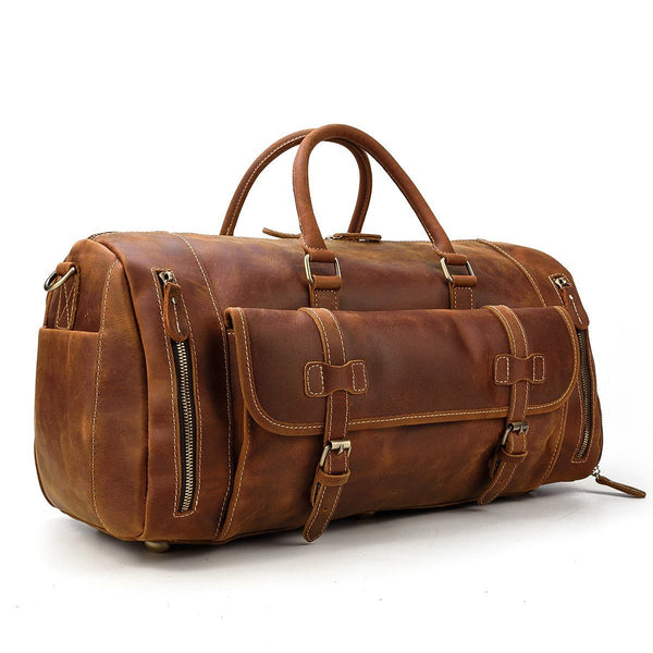 Men's Leather Weekend Bag |