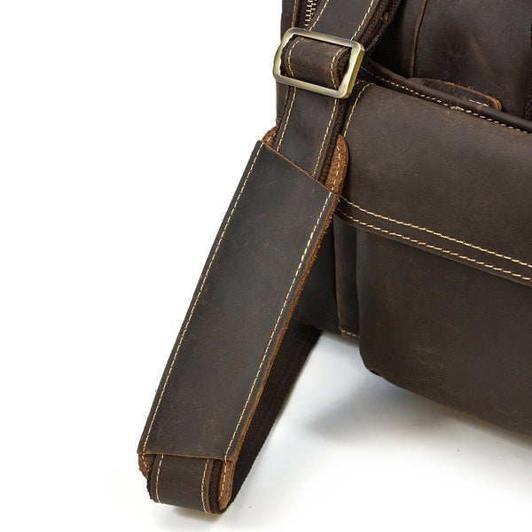 Men's Leather Duffle Bag |