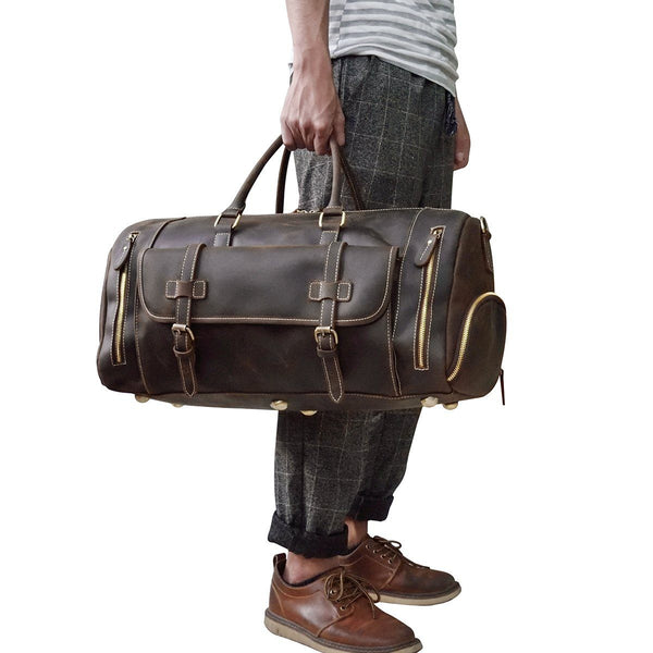 Men's Leather Weekend Bag |