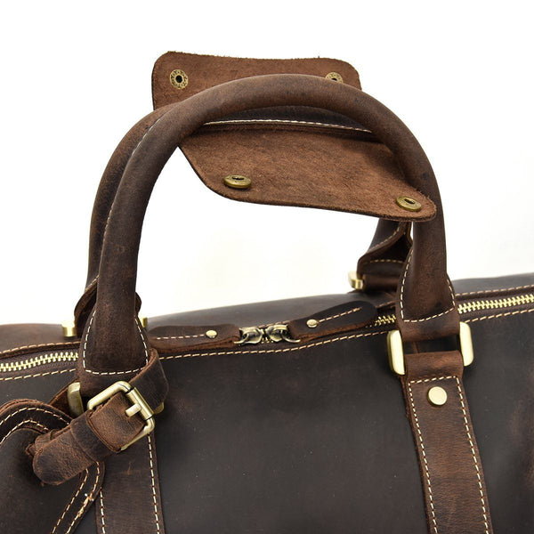 Brown Leather Holdall |