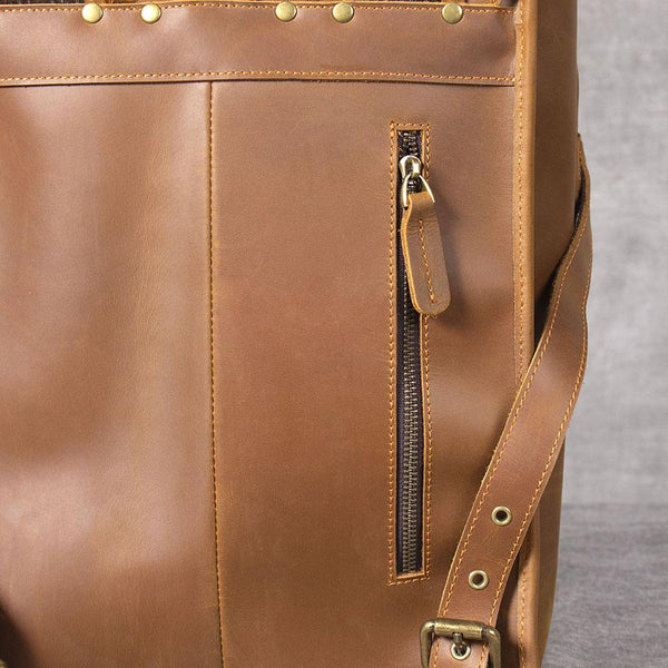 Leather Business Backpack |