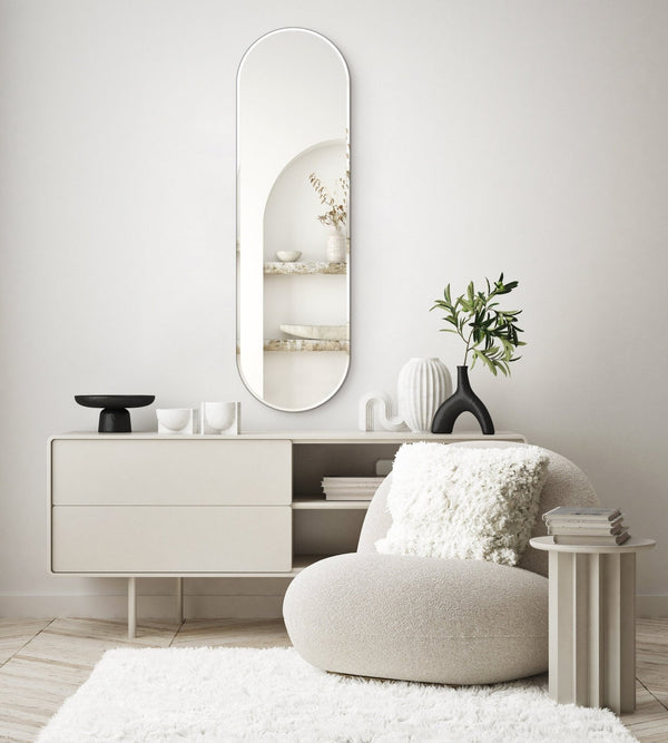 Oval Mirror No. 1 | 100 x 30 cm