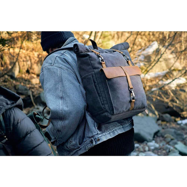 Retro Canvas Rucksack |