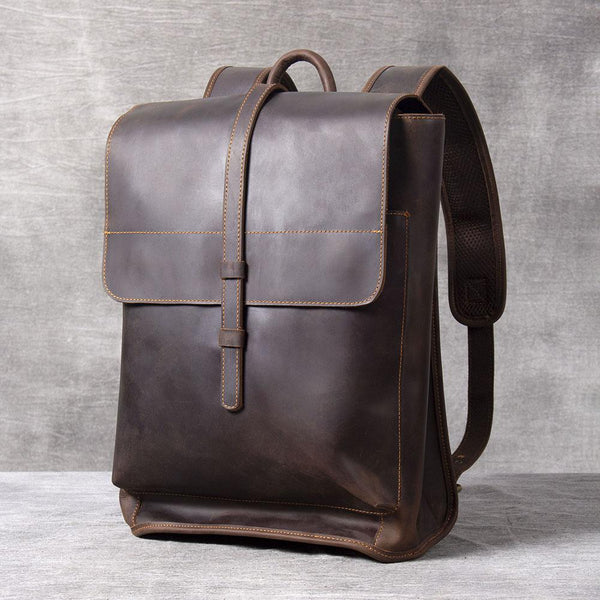 Leather Business Backpack |