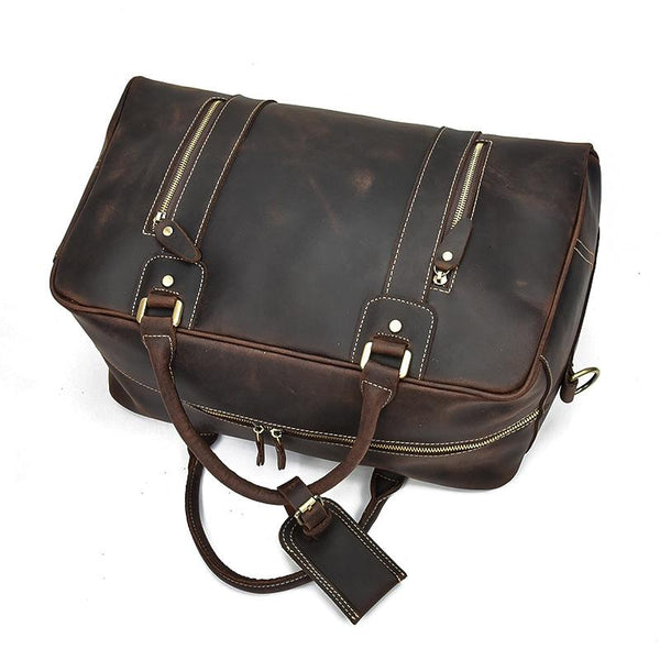 Leather Overnight Bag |