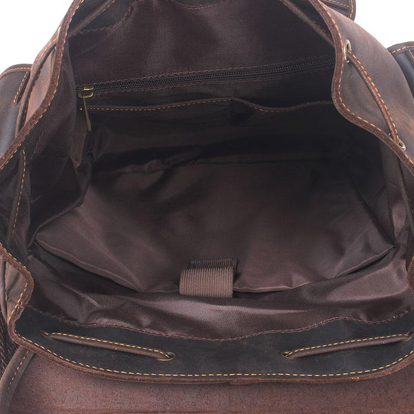 Leather Travel Backpack |