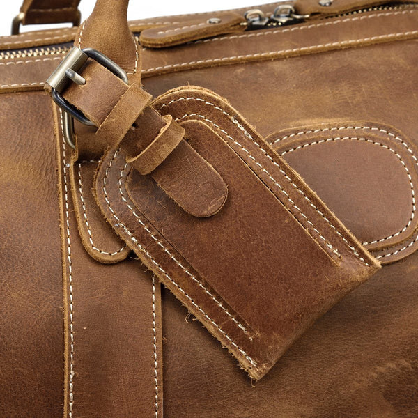 Leather Holdall Bag |