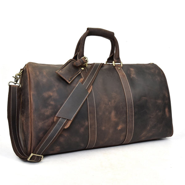 Brown Leather Holdall |