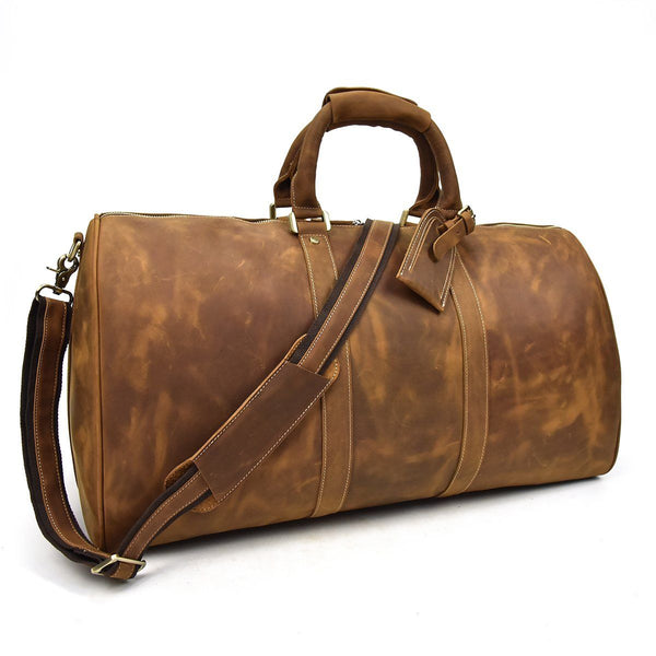 Brown Leather Holdall |