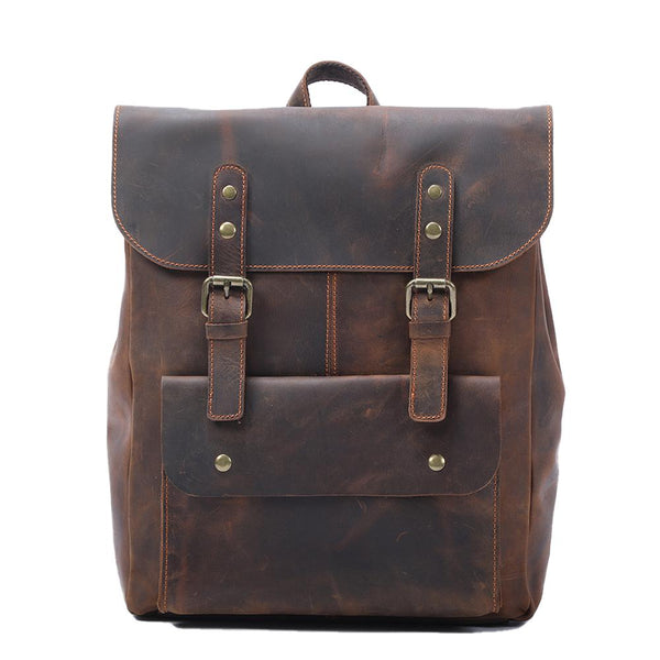 Vintage Leather Backpack |