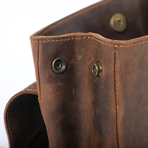 Vintage Leather Backpack |