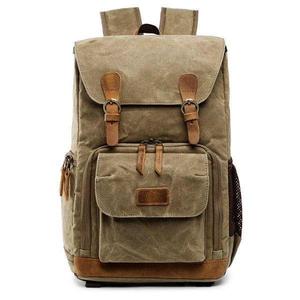 Waterproof Canvas Camera Backpack | 