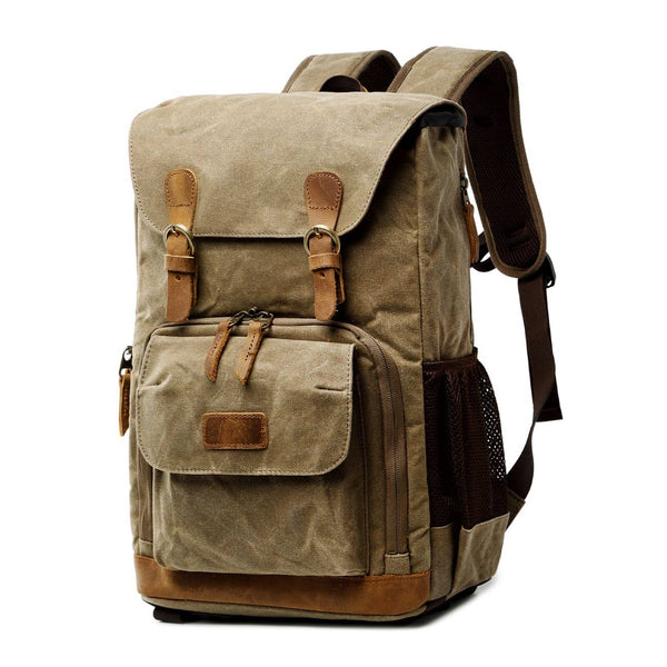 Waterproof Canvas Camera Backpack | 