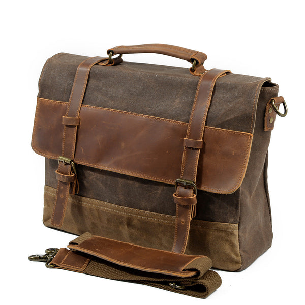 Waxed Canvas Messenger Bag |