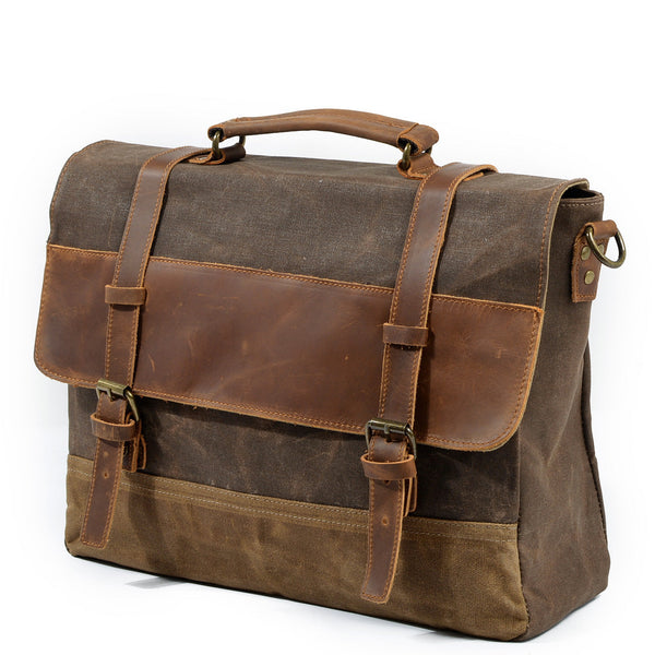 Waxed Canvas Messenger Bag |