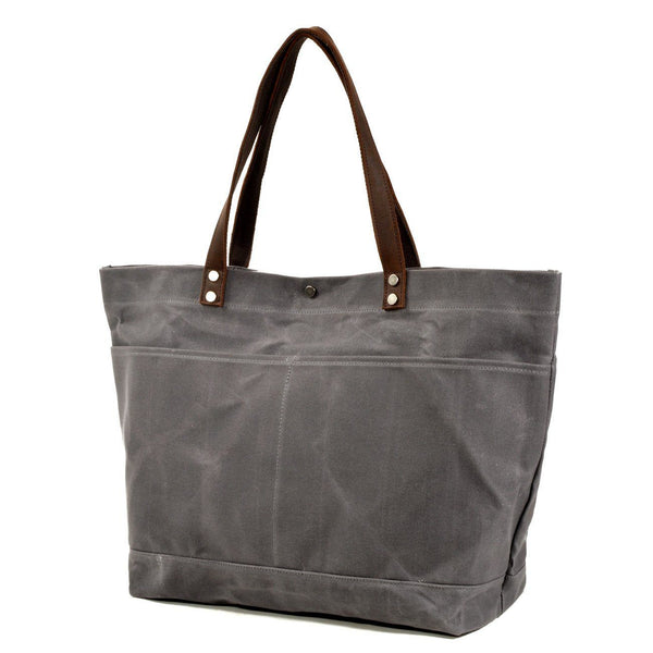 Waxed Canvas Tote Bag |