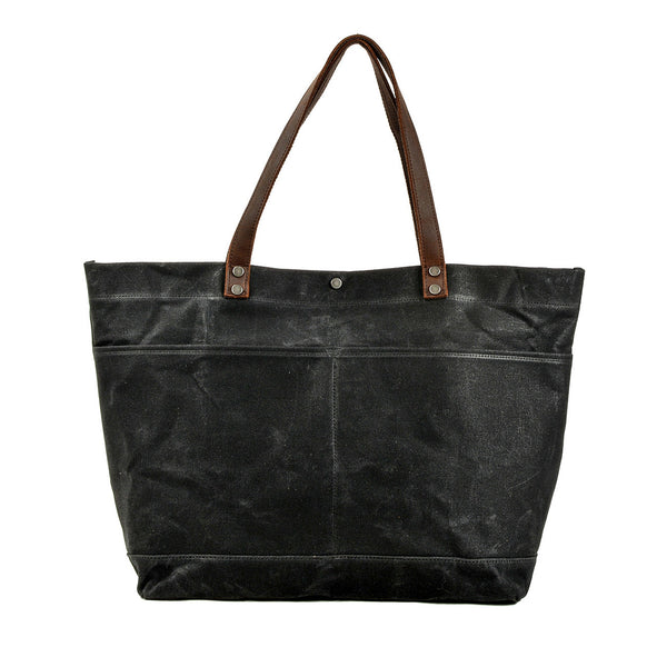 Waxed Canvas Tote Bag |