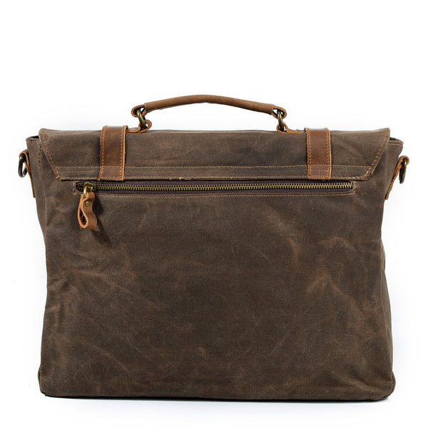 Waxed Canvas Messenger Bag |