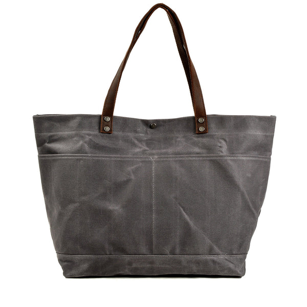 Waxed Canvas Tote Bag |