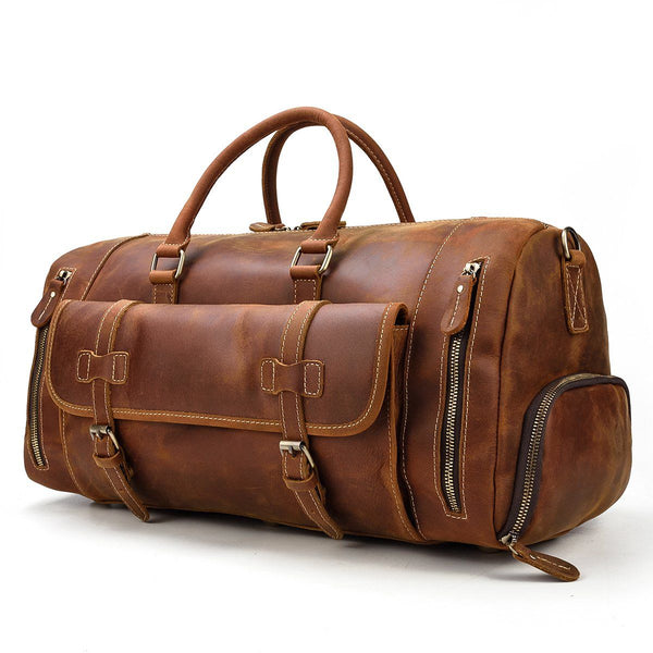 Men's Leather Weekend Bag |