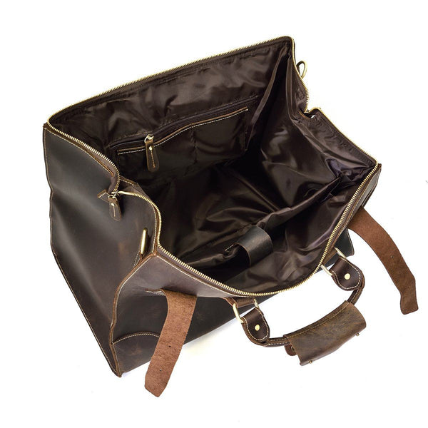 Leather Duffel Bag |