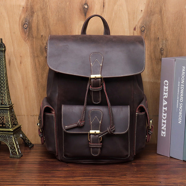 Womens Leather Backpack |