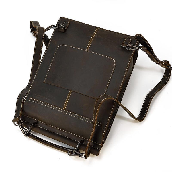 Leather Rucksack Handbag |