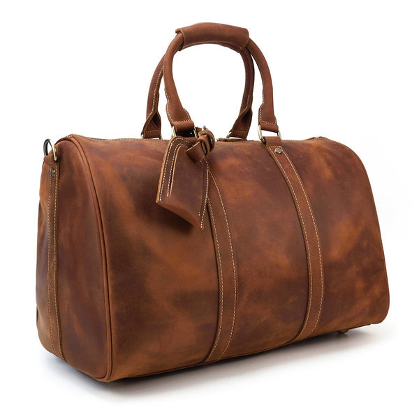 Leather Duffle Bag |