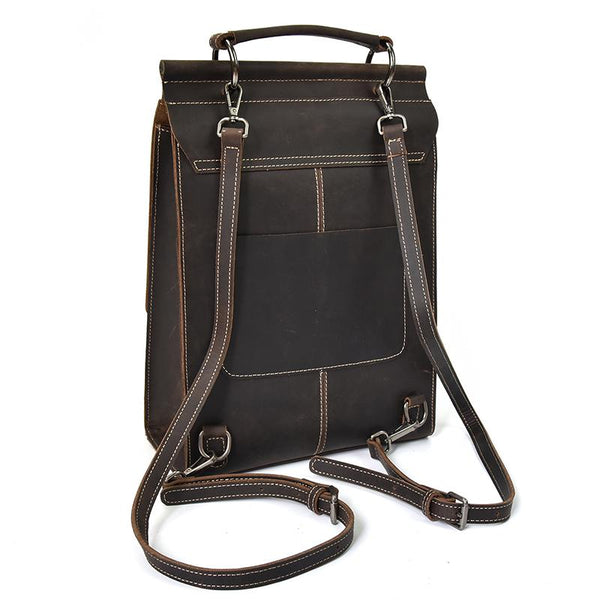 Leather Rucksack Handbag |